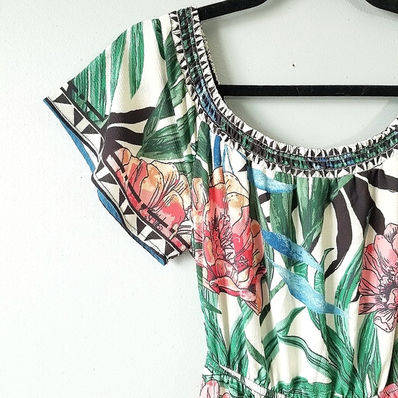 Flying Tomato High Low Floral Dress Size Large - Picture 6 of 10